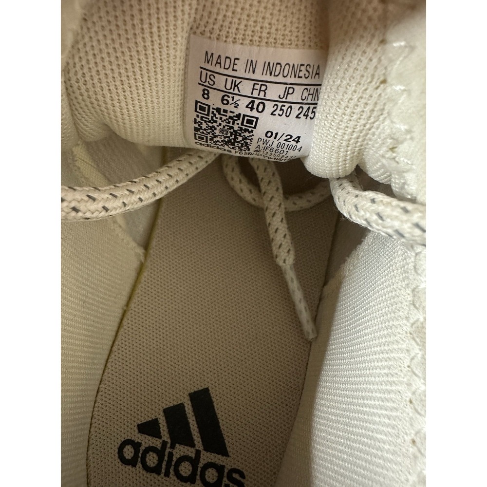 Adidas Womens Kaptir Flow IF6601 White Running Shoes Sneakers Size 8 - Picture 8 of 9